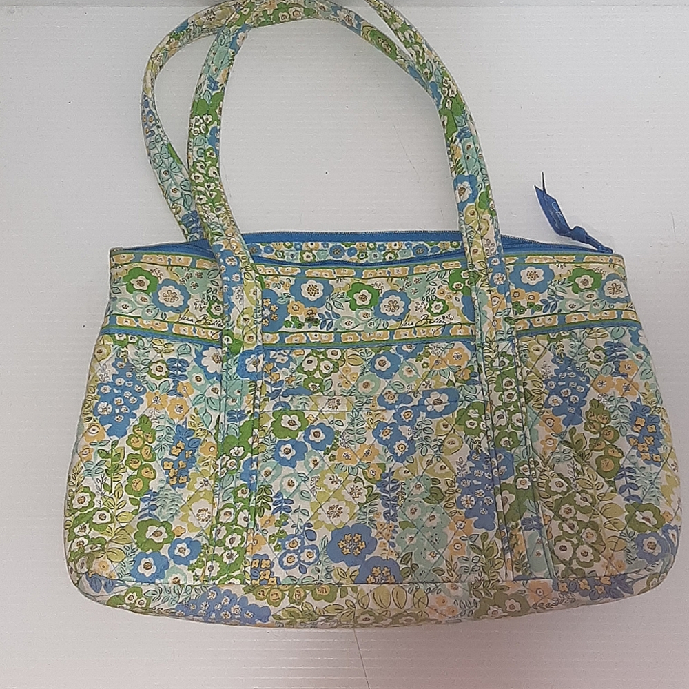Vera Bradley floral summer spring quilted shoulder bag